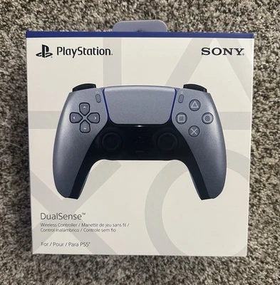 Sony PlayStation DualSense Wireless Controller For PS5, Sterling Silver, New - Image 1 of 4
