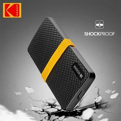 KODAK Ultra Fast SSD X200 Solid State External Hard Drive 128GB 256GB 512GB 1TB - Image 1 of 4