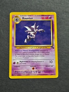 Pokemon HAUNTER 21/62 - 1999 FOSSIL SET NON HOLO RARE - MP - Picture 1 of 2