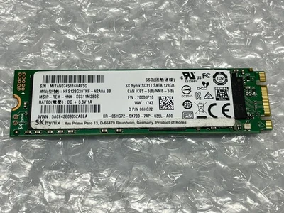 Used SKHynix 128GB SSD m2 tested Standard PC & Laptop Size M2 2280. from Ireland - Image 1 of 4