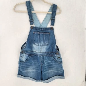 TOMMY HILFIGER Denim Short Overalls Sz 16 Girls - Picture 1 of 6