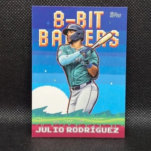 2025 Topps Series 1 Celebration 8-Bit Ballers #8B-7 Julio Rodriguez - Mariners - Foto 1 di 2