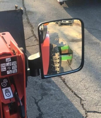 ESPEJOS RETROVISORES PARA TRACTOR RECUBIERTOS DE GOMA IMÁN MÁS GRANDES KUBOTA BX JOHN DEERE JEEP Foto 1 de 4