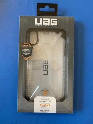 Capa de impacto UAG Plasma Series - iPhone XS Max - Transparente com para-choque preto - Imagem 1 de 4