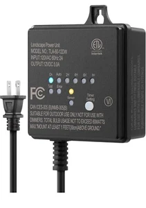 DEWENWILS - 60W Outdoor Low Voltage Transformer with Timer and Photocell - Picture 1 of 6