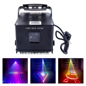 IP65 Waterproof 3W RGB Laser Projector Animation Beam DJ Party Show Stage Lights - Picture 1 of 12