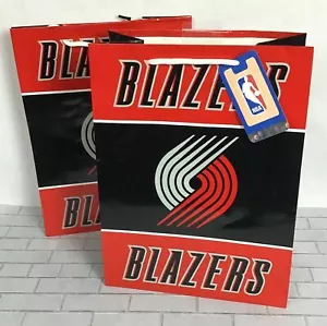 Portland Trailblazers NBA / Basketball Geschenktüten Verpackung Geburtstag Weihnachten 2er Pack - Bild 1 von 2