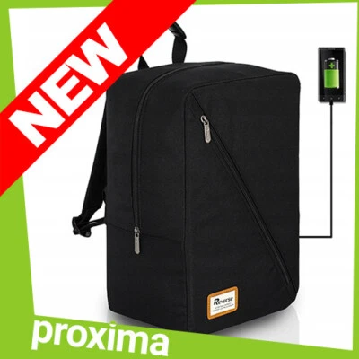 Kabinentasche Bordgepäck Handgepäck Rucksack 40x30x20 Flugzeug Schwarz RYANAIR - Bild 1 von 4