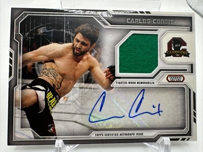 Carlos Condit 2014 Champions Auto Relic UFC -903 - Image 1 of 2