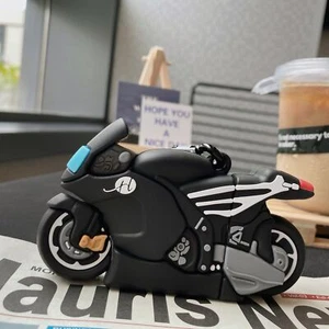 Creative Cool Motorcycle For apple airpods pro 1 2 3 4 headphone case - Picture 1 of 12