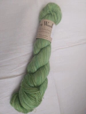 Hilo de peso de encaje pintado a mano 100 % alpaca. 3,2 oz, ~990 yardas.  Foto 1 de 2