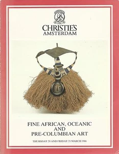 CHRISTIE’S AMSTERDAM AFRICAN OCEANIC PRE-COLUMBIAN ART Catalog 1986 - Imagen 1 de 1