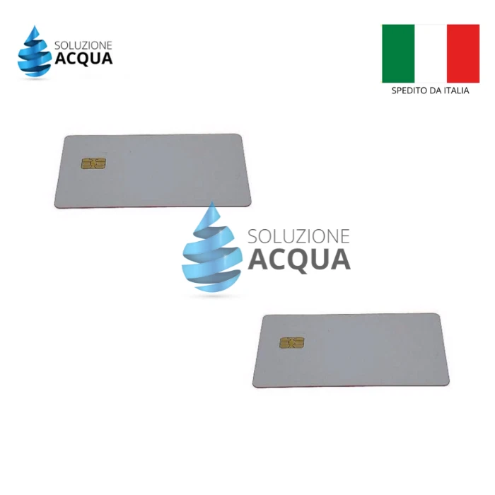 SOLUZIONEACQUA Coppia Chip Card di sblocco macchina