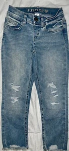 NWOT Girls Justice Denim jeans-Size 7 - Picture 1 of 6