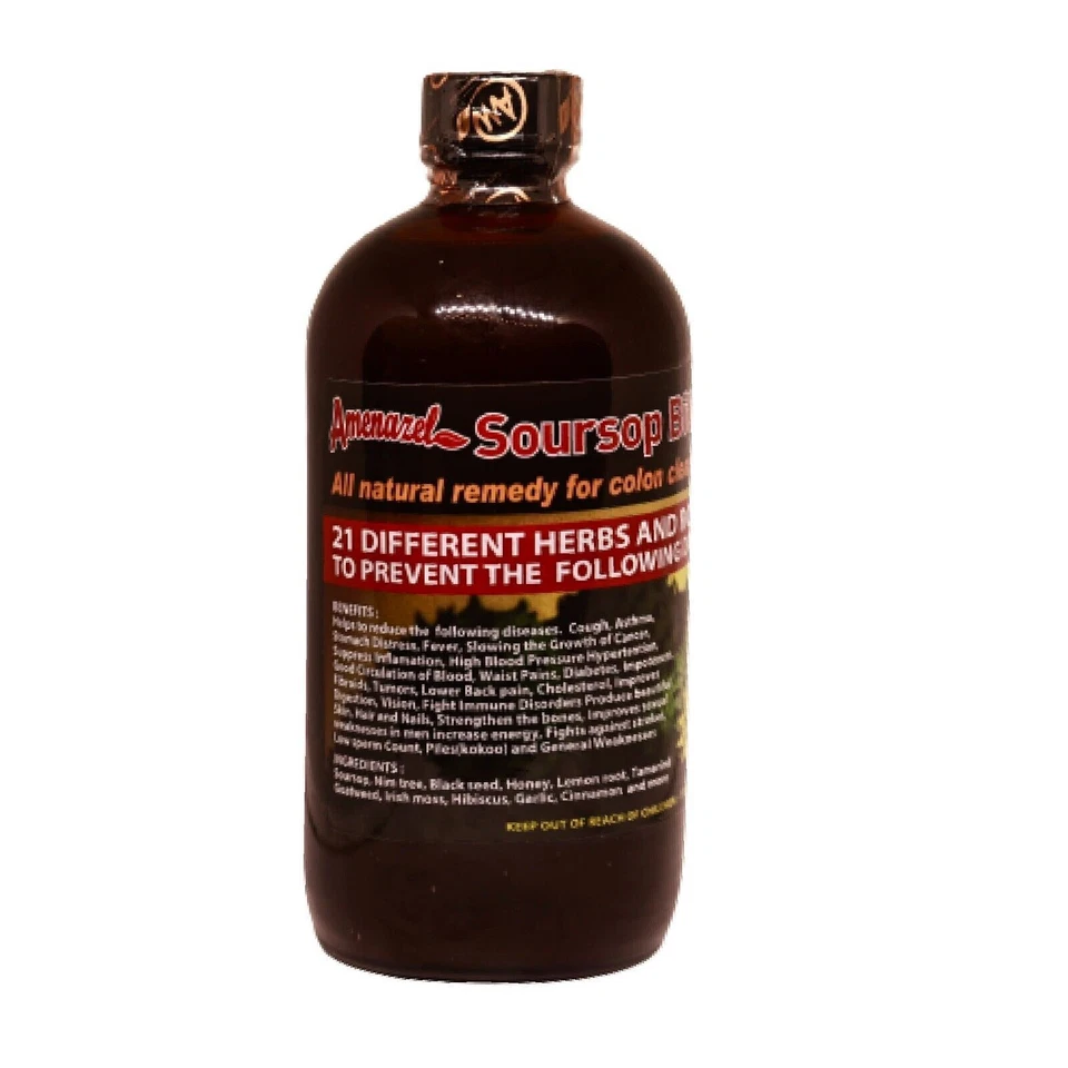 Organic Herbs Amenazel Soursop Bitters 16oz. (AM223)