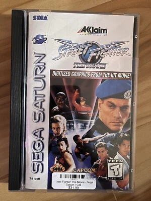 Street Fighter: The Movie (Sega Saturn, 1995) Complete! CIB! Tested! Reg card! - Image 1 of 4