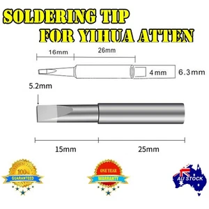 SOLDER SOLDERING IRON STATION Tip 900M-T-S3 Rework Lead Free YIHUA Hakko 907 936 - Picture 1 of 3