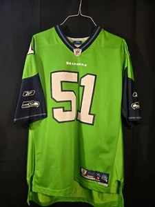 Lofa Tatupu 51 Seattle Seahawks Football Reebok NFL Jersey XL On Field Equipment - Picture 1 of 11