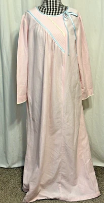 NUEVO Abrigo Caftán Vintage Años 70-80 Rosa Vandemere Talla Grandes Bolsillos Foto 1 de 4