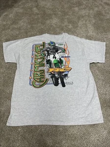 XL Vintage Y2K Ricky Carmichael T Shirt Motocross Motorsports Sx 2000 Kawasaki - Picture 1 of 15