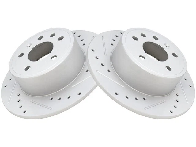 TRQ 32HJ68S Rear Brake Rotor Set Fits 2000 Saturn LS1 Foto 1 de 1