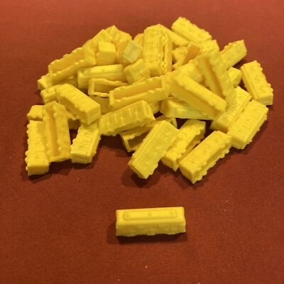 Juego de mesa Ticket To Ride piezas de repuesto - 48 vagones de tren amarillos Foto 1 de 2