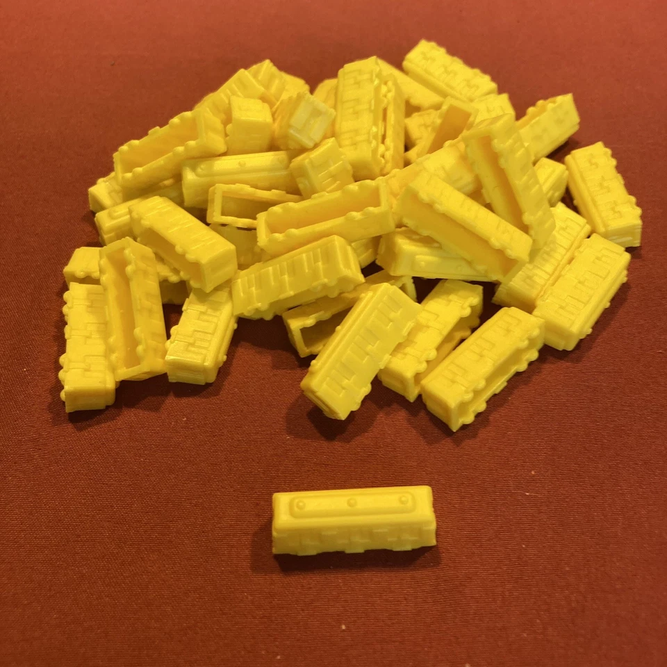 Juego de mesa Ticket To Ride piezas de repuesto - 48 vagones de tren amarillos Foto 1 de 2