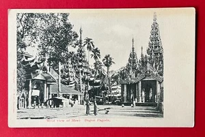 AK BURMA Myanmar um 1900 West view of Shwé Dagon Pagoda Typen  ( 146074 - Bild 1 von 2