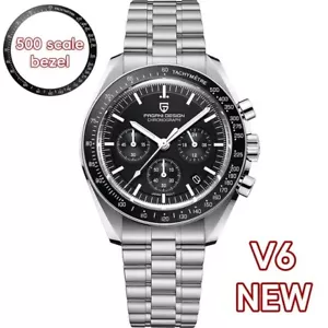 PAGANI DESIGN Men's Luxury Quartz Date Speed Chronograph AR Sapphire Watch - Picture 1 of 1