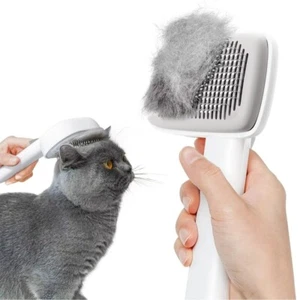 1PC Pet Grooming Comb Stainless Steel Needle Comb Pet Deshedding Brush Cat Comb - Picture 1 of 13