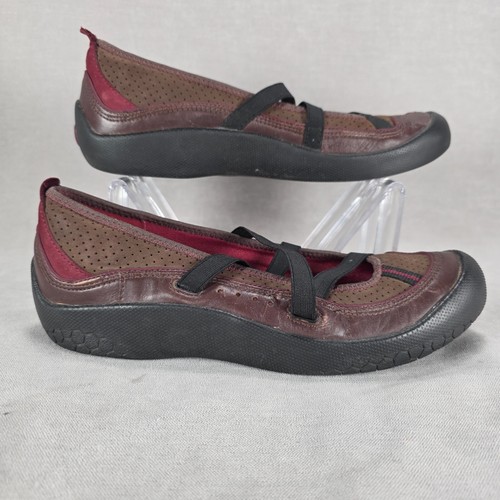 Scarpe comode Clarks Privo da donna taglia 9M in pelle marrone antiscivolo ammortizzate 76725