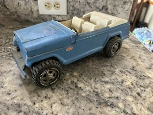 Vintage TONKA 1960's JEEP JEEPSTER COMMANDO CONVERTIBLE 4X4 TRUCK in Blue - Picture 1 of 6