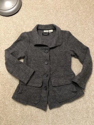 L.L. Bean W’s Coat Made From 100% Bellandi Italian Wool - Gray XS Petite - Image 1 of 4