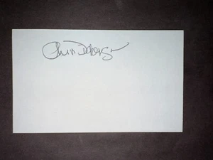 Chris Dickerson, REDS (2008 Debut) SIGNED 3x5 Index Card (HS) - Imagen 1 de 1