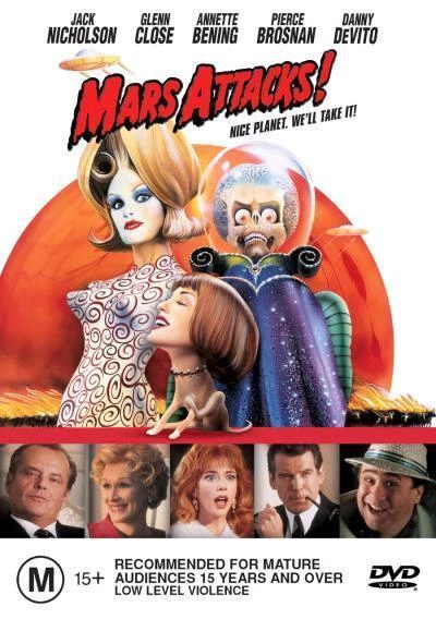Mars Attacks! (DVD, 1996) - image 1 of 1