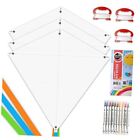  DIY Kites for Kids Kite Making Kit Bulk, Decorating Coloring Party 3 Pack