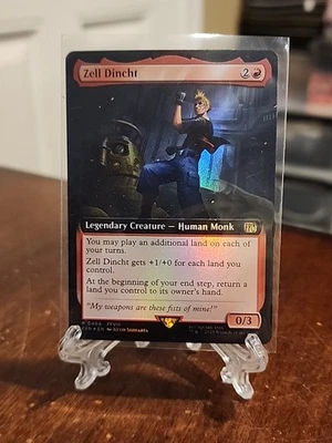 Zell Dincht Extended Art FOIL MTG Final Fantasy NM - Image 1 of 2