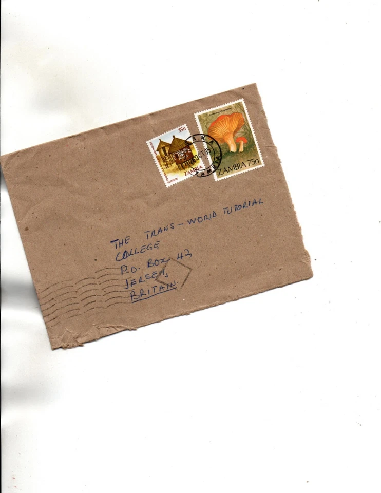 Замбия 1985 до Джерси, Great Brtain Sc #318,248-Грибы, Грибы - Изображение 1 из 1