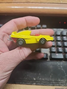 Vintage 70s Matchbox Superfast Lesney Woosh-N-Push No. 58 Yellow Excellent - Picture 1 of 7