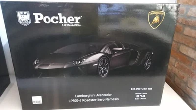  POCHK121F Pocher Lamborghini Aventador LP700-4 Roadster nero Nemesis 2013  - Immagine 1 di 4