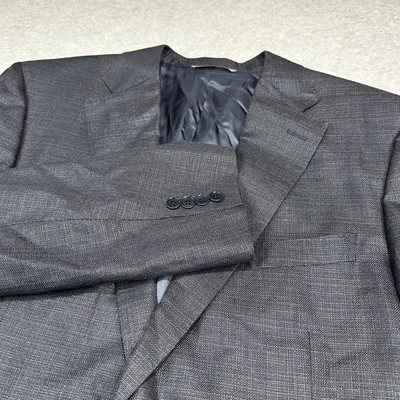 Blazer Canali Para Hombre 46 Lana Seda Hecho en Italia Diseñador de Lujo 7R Grande Foto 1 de 4