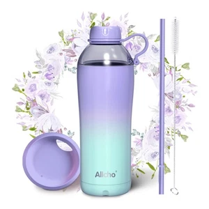 Insulated Water Bottle for Women, 18 oz Stainless Steel Water Bottles, Double... - Picture 1 of 8