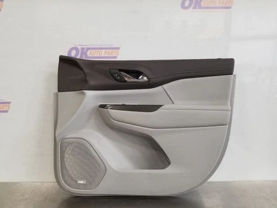 22 2022 GMC ACADIA SLT FRONT DOOR TRIM PANEL GRAY LEATHER RIGHT PASSENGER Foto 1 de 4