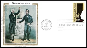1984 National archives 50th anniversary 2081 FDC Colorano history constitution - Picture 1 of 1