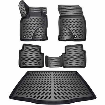 Elmasline 3D rubber mats + trunk tray set for Ford Kuga 3 (III) from 2020 - Image 1 of 4