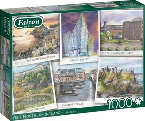 NEW Falcon Jigsaw Puzzle 1000 Pieces 12+ 1110500239 Visit Northern Ireland - Imagen 1 de 2