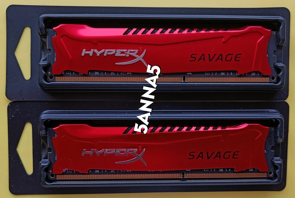 KIT 2 MEMORIE RAM KINGSTON 8 GB (2 x 4 GB) PC3-19200 Ddr3-2400 MHz DIMM DESKTOP - Immagine 1 di 4