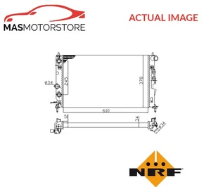 RADIADOR REFRIGERACIÓN MOTOR NRF 50219A UN NUEVO OE REPUESTO - Imagen 1 de 5