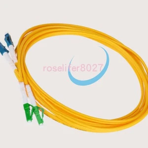 20M Fiber Optic Cable Patch Cord SM 2 core Duplex LC/APC-LC/UPC 9/125 ftth CATV - Afbeelding 1 van 1