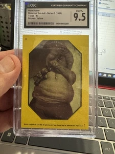1983 topps star wars return of the jedi sticker 3 Horn player 9.5 GEM CGC 🔥 - Picture 1 of 3